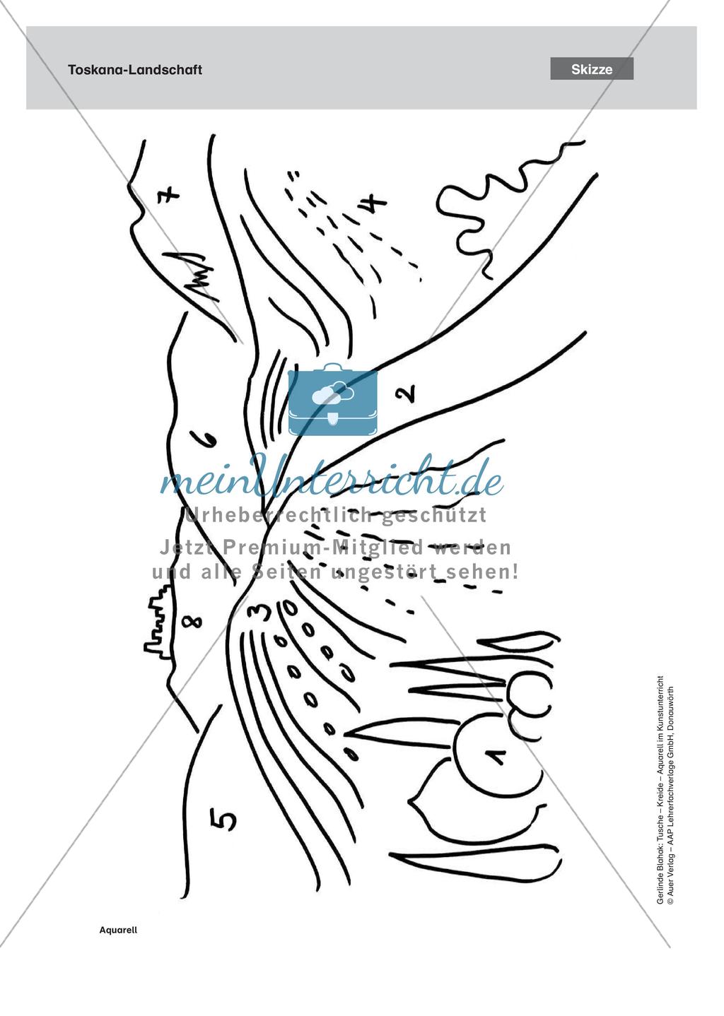 Vertiefung von Materialeinsatz: Aquarell Preview 10