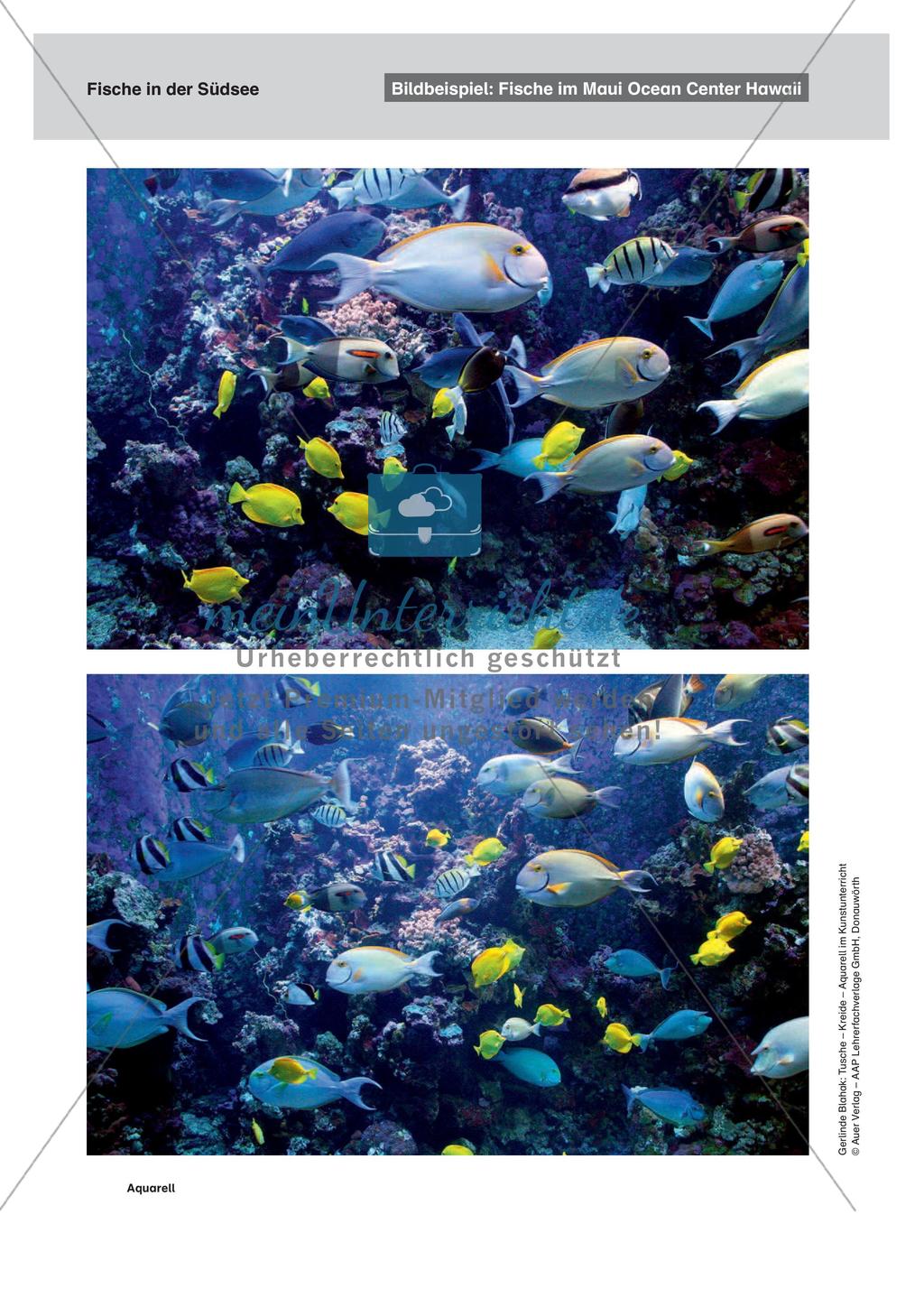 Vertiefung von Materialeinsatz: Aquarell Preview 16