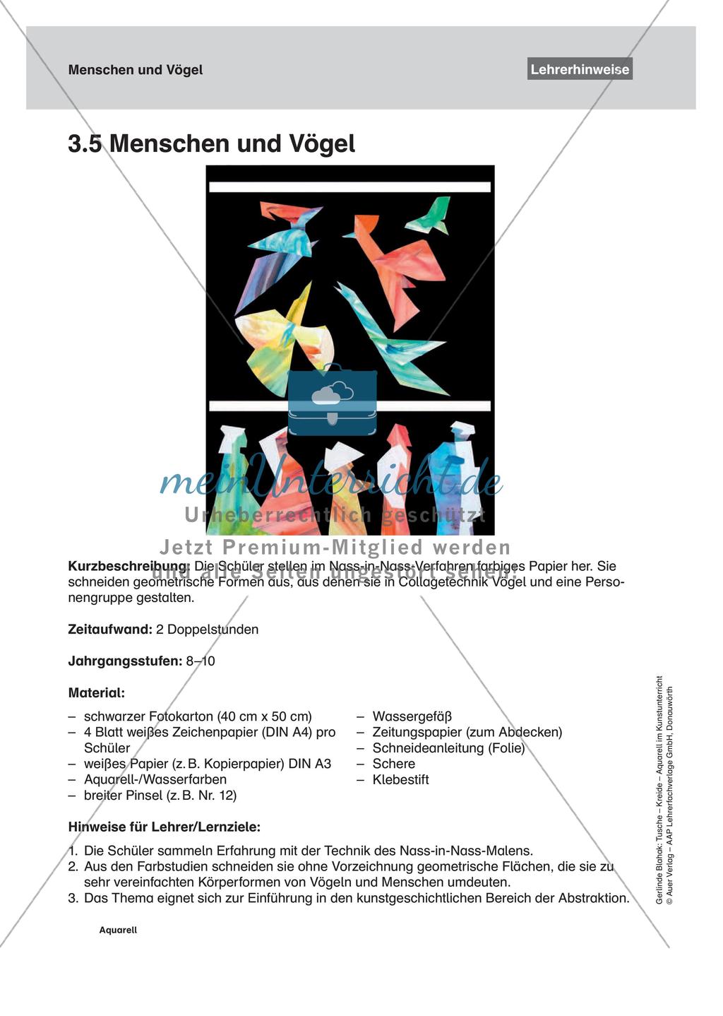 Vertiefung von Materialeinsatz: Aquarell Preview 18