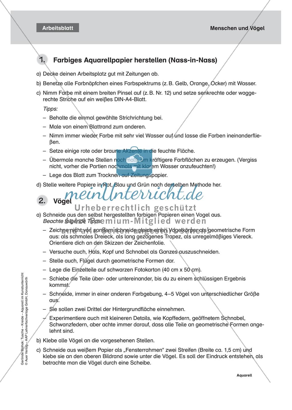 Vertiefung von Materialeinsatz: Aquarell Preview 19