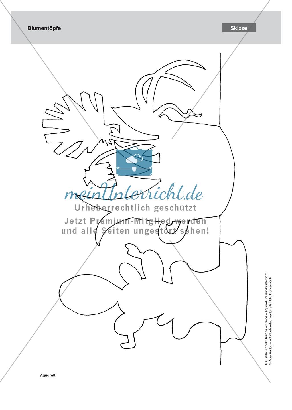 Vertiefung von Materialeinsatz: Aquarell Preview 24