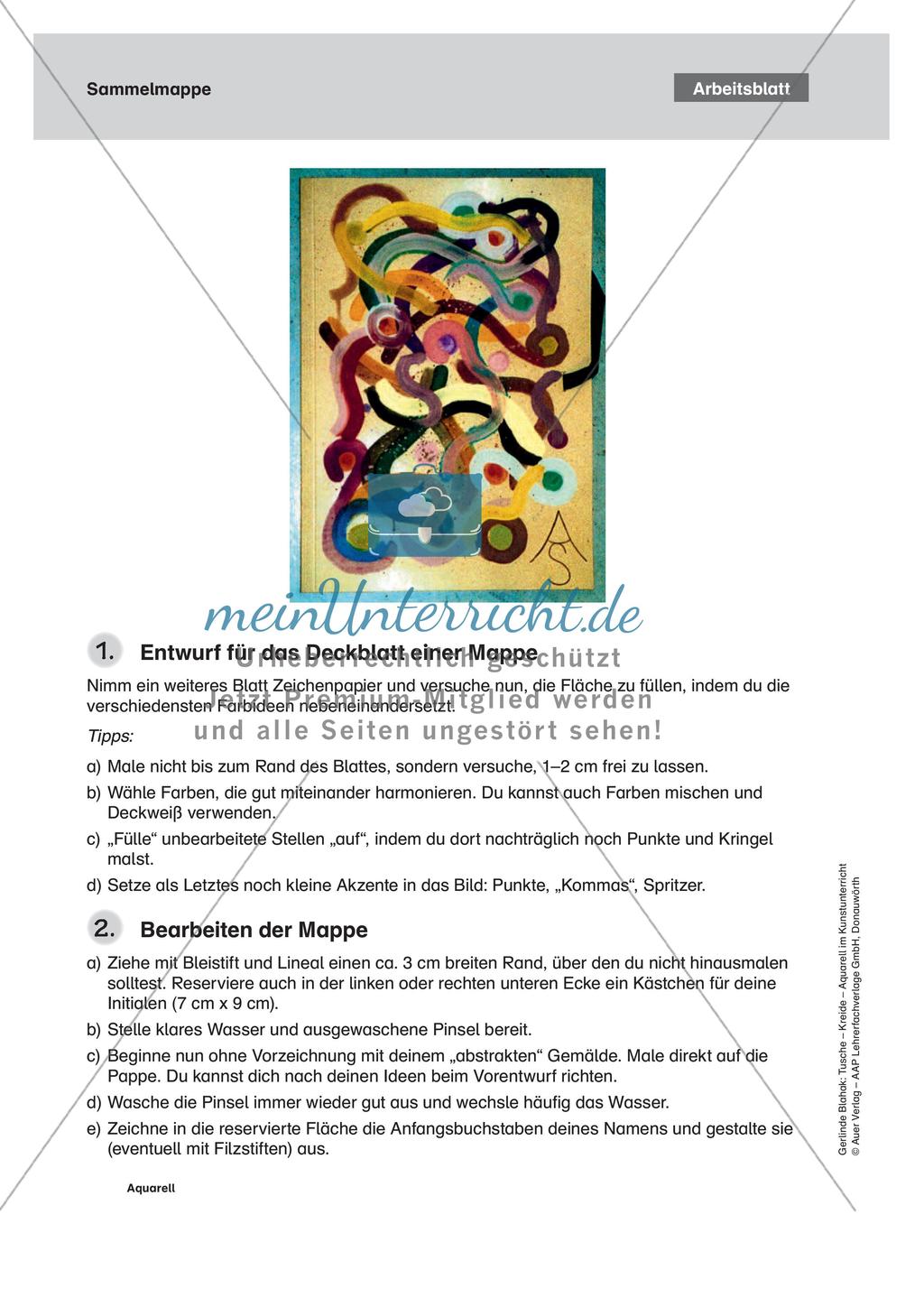 Vertiefung von Materialeinsatz: Aquarell Preview 6
