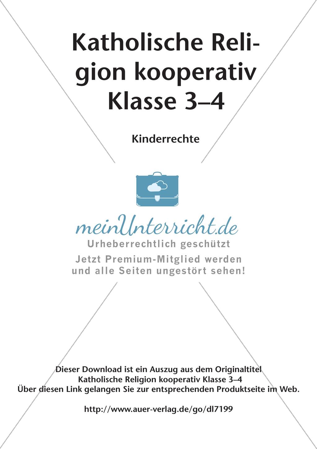 Kooperative Methoden zum Thema Kinderrechte Preview 2