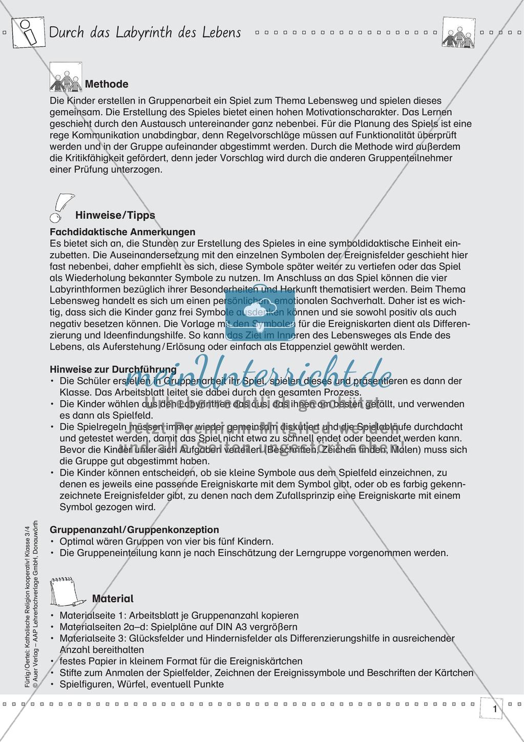 Kooperative Methoden: Das Labyrinth des Lebens Preview 3