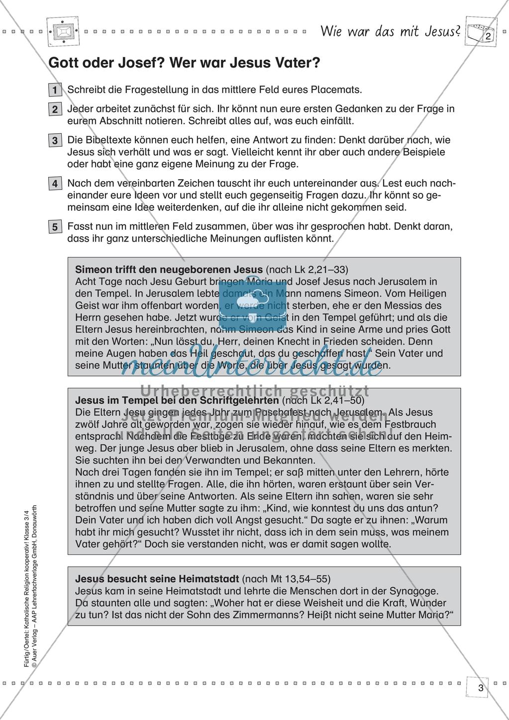 Kooperative Methoden: Jesus Preview 5