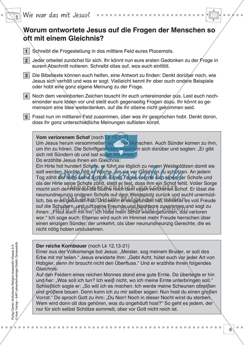 Kooperative Methoden: Jesus Preview 8