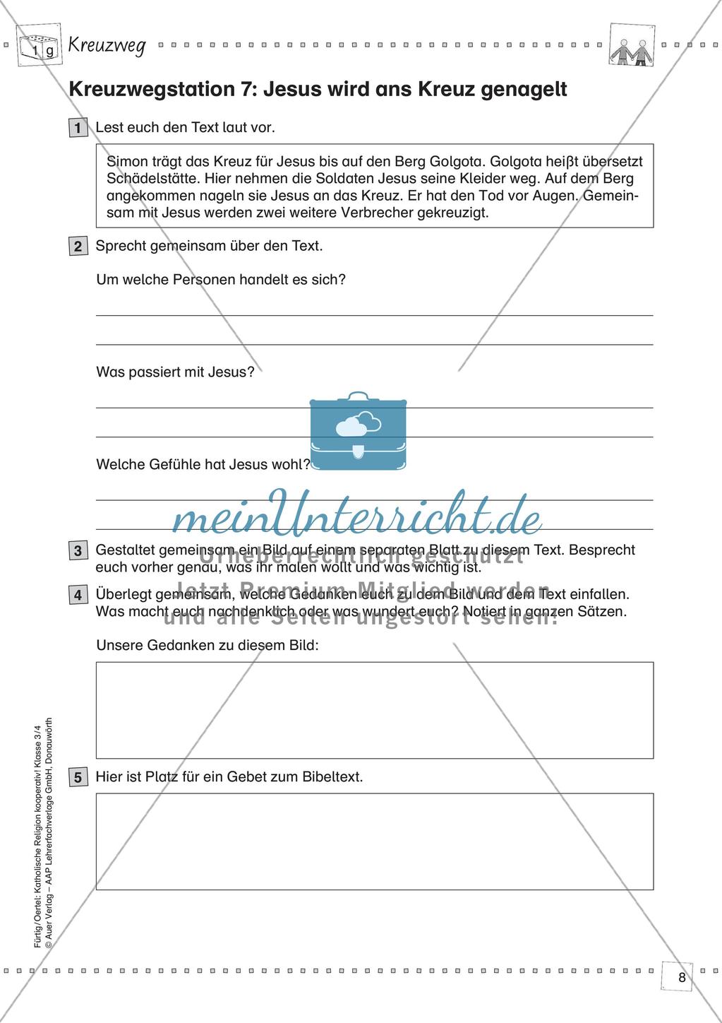 Kooperative Methoden: Kreuzweg Jesu Preview 10