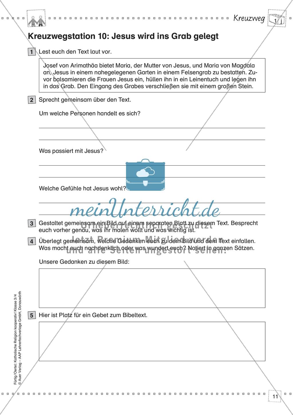 Kooperative Methoden: Kreuzweg Jesu Preview 13
