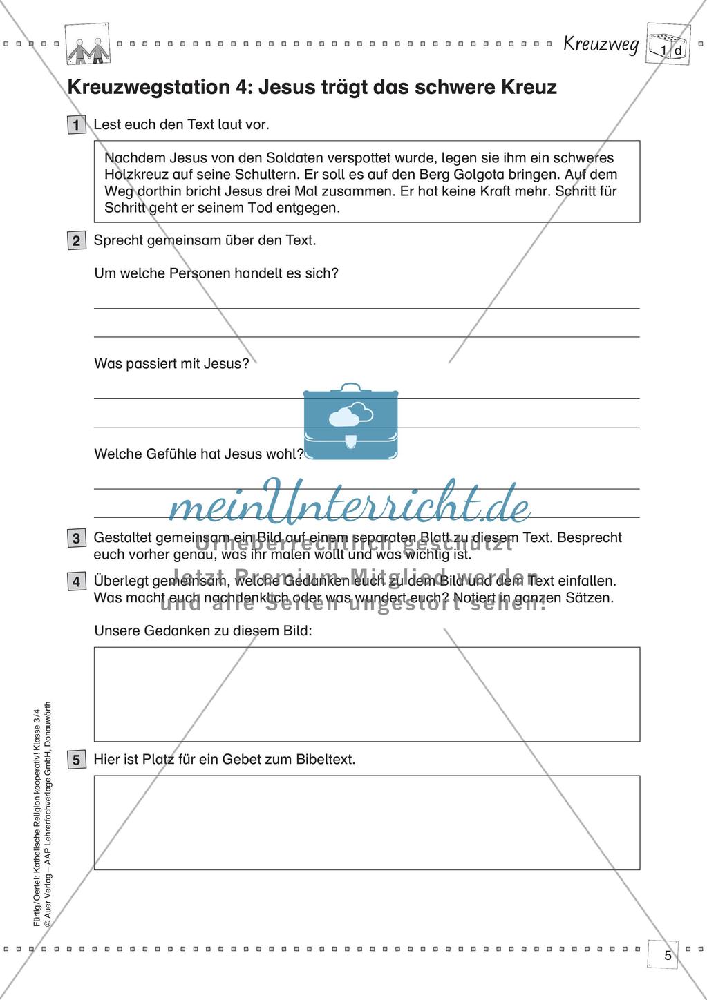 Kooperative Methoden: Kreuzweg Jesu Preview 7