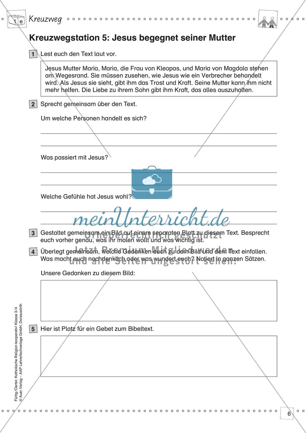 Kooperative Methoden: Kreuzweg Jesu Preview 8