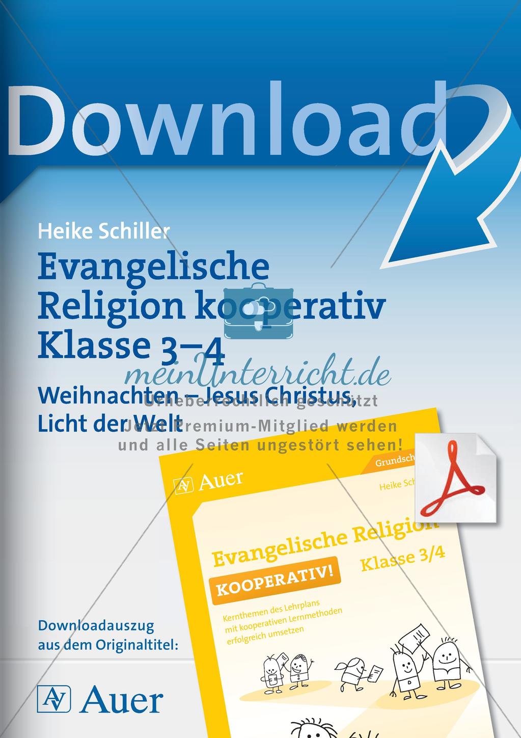 Kooperative Methoden: Jesus Christus, Licht der Welt Preview 1