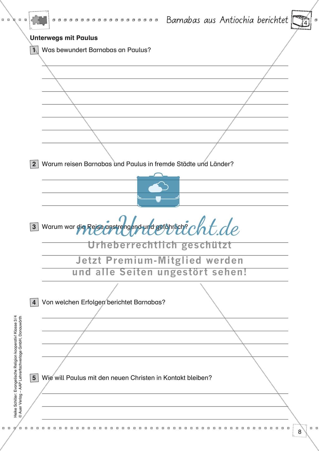 Kooperative Methoden: Die Nachricht Jesu breitet sich aus Preview 10