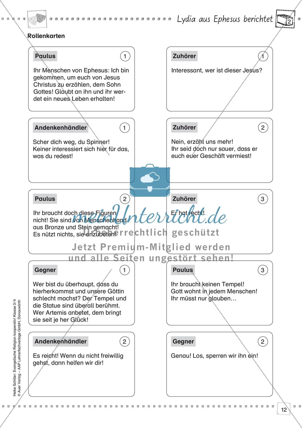 Kooperative Methoden: Die Nachricht Jesu breitet sich aus Preview 14