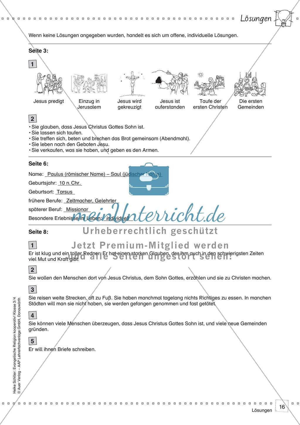 Kooperative Methoden: Die Nachricht Jesu breitet sich aus Preview 18