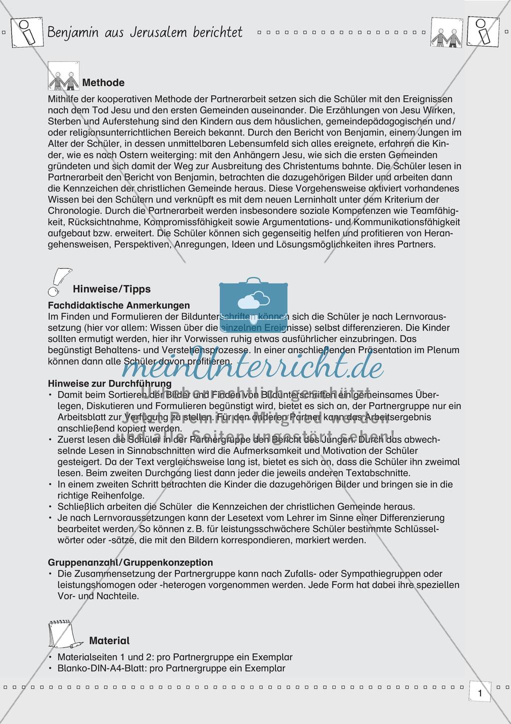 Kooperative Methoden: Die Nachricht Jesu breitet sich aus Preview 3