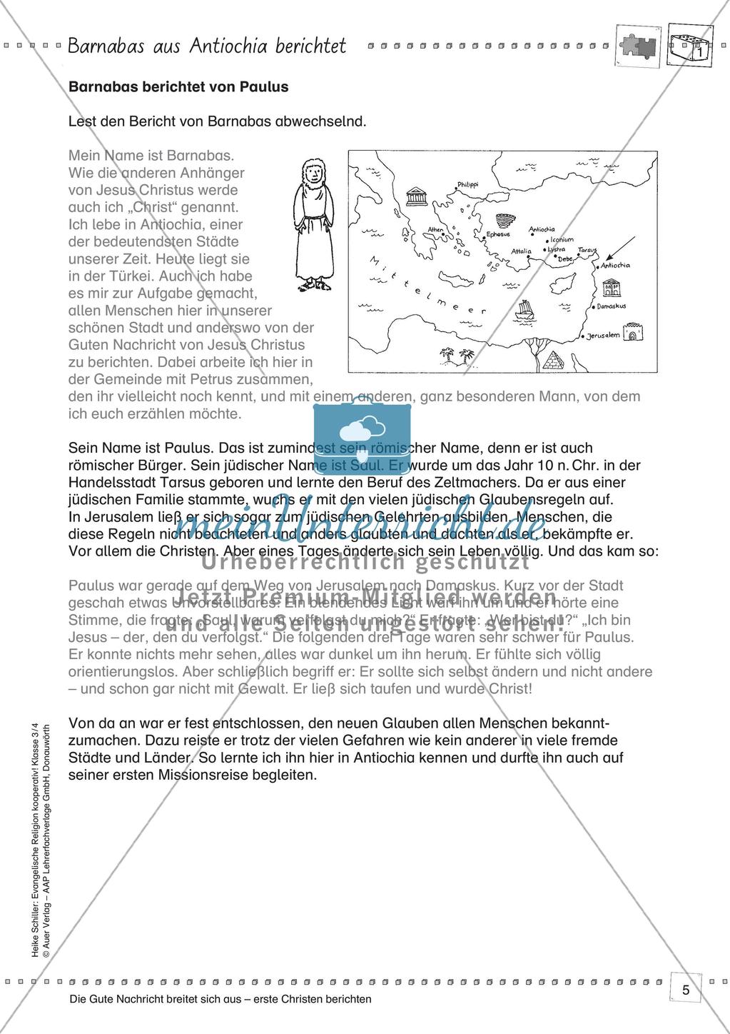Kooperative Methoden: Die Nachricht Jesu breitet sich aus Preview 7