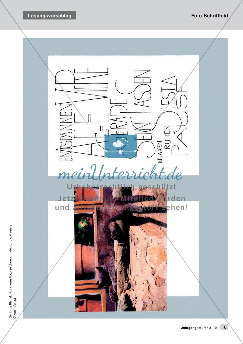 Gestaltung rund ums Foto: Zeichnen, Malen, Collagieren I Preview 12
