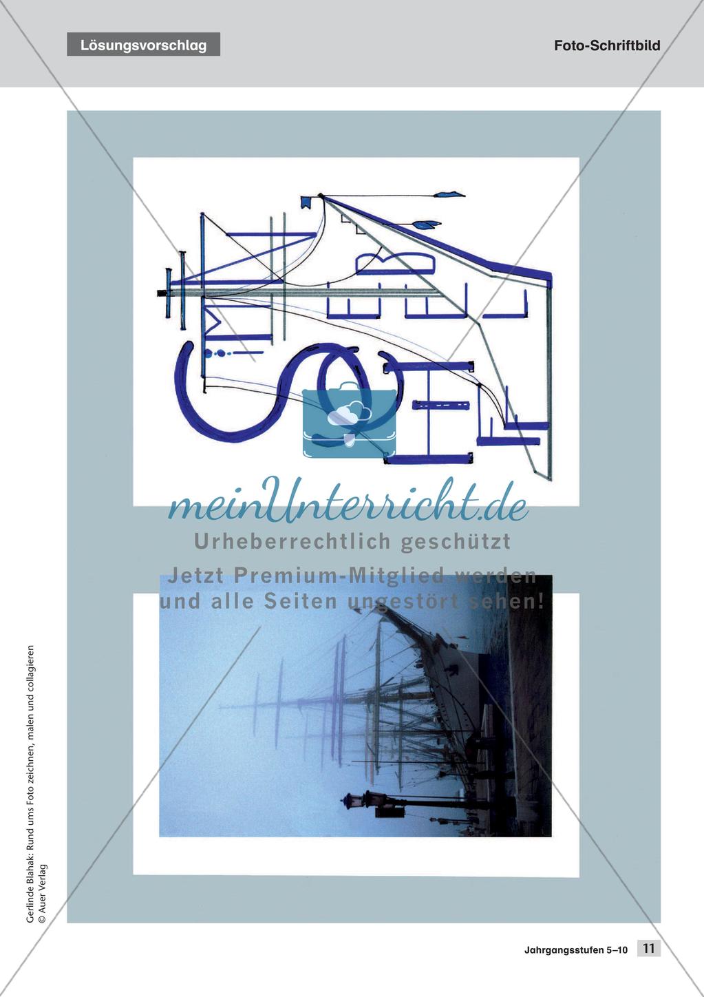 Gestaltung rund ums Foto: Zeichnen, Malen, Collagieren I Preview 13
