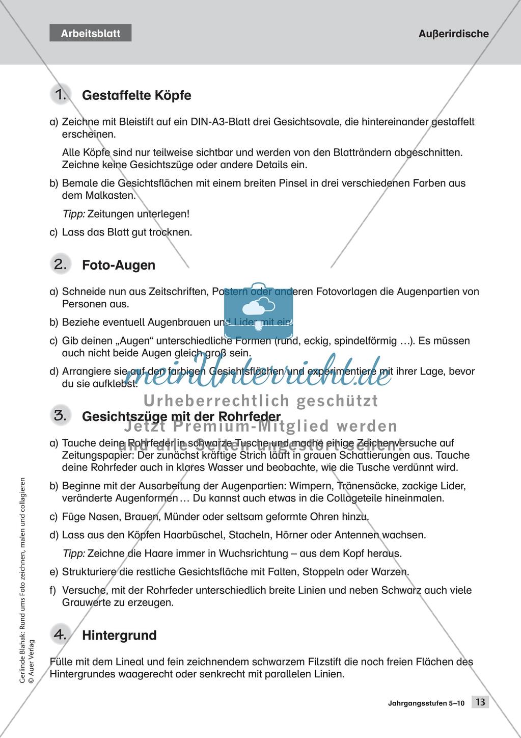 Gestaltung rund ums Foto: Zeichnen, Malen, Collagieren I Preview 15