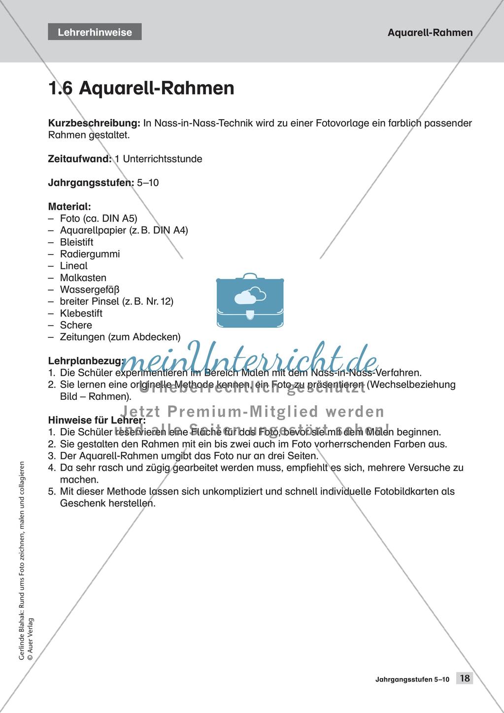 Gestaltung rund ums Foto: Zeichnen, Malen, Collagieren I Preview 20