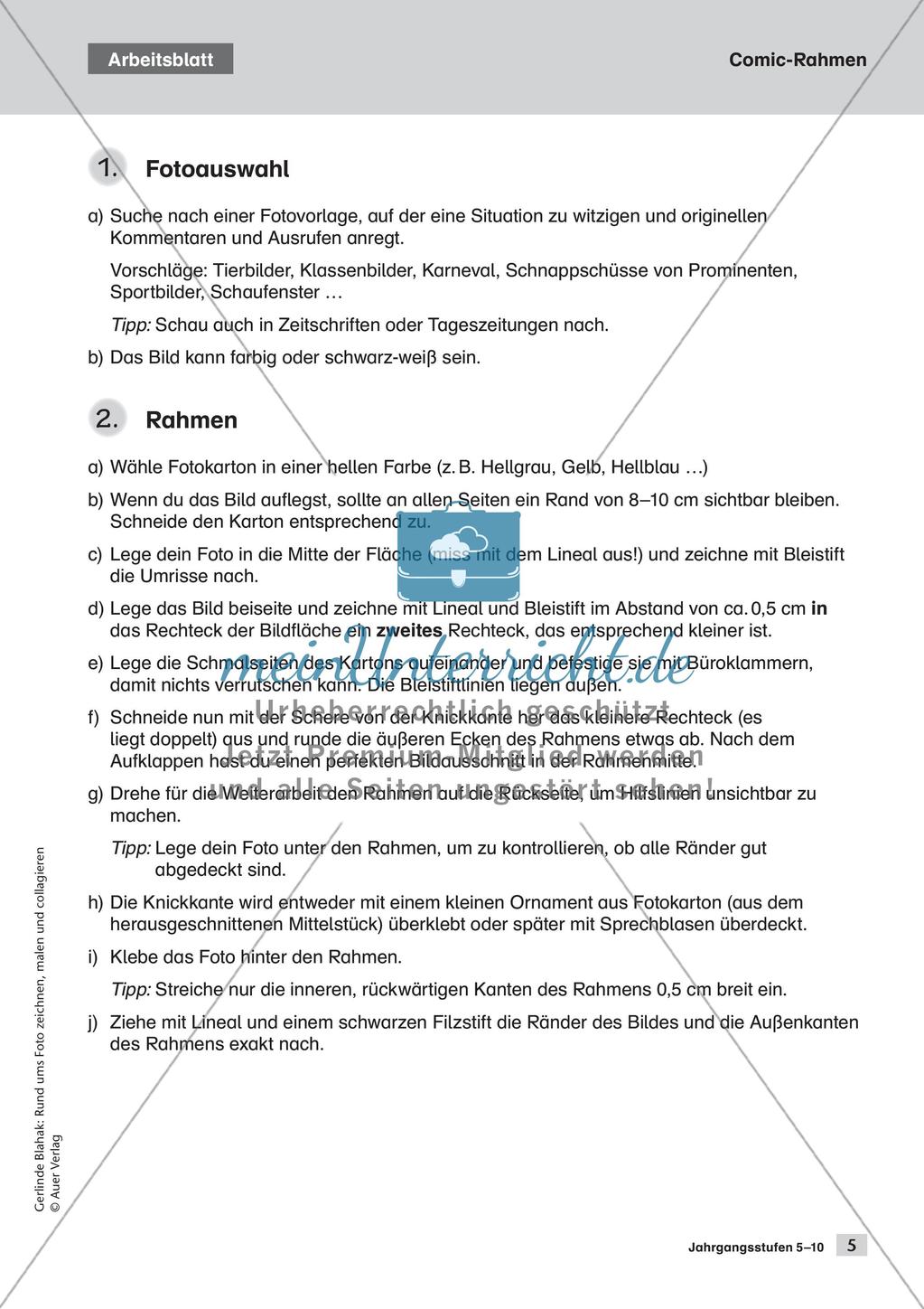Gestaltung rund ums Foto: Zeichnen, Malen, Collagieren I Preview 7
