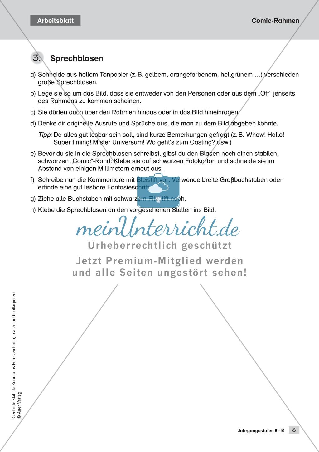 Gestaltung rund ums Foto: Zeichnen, Malen, Collagieren I Preview 8
