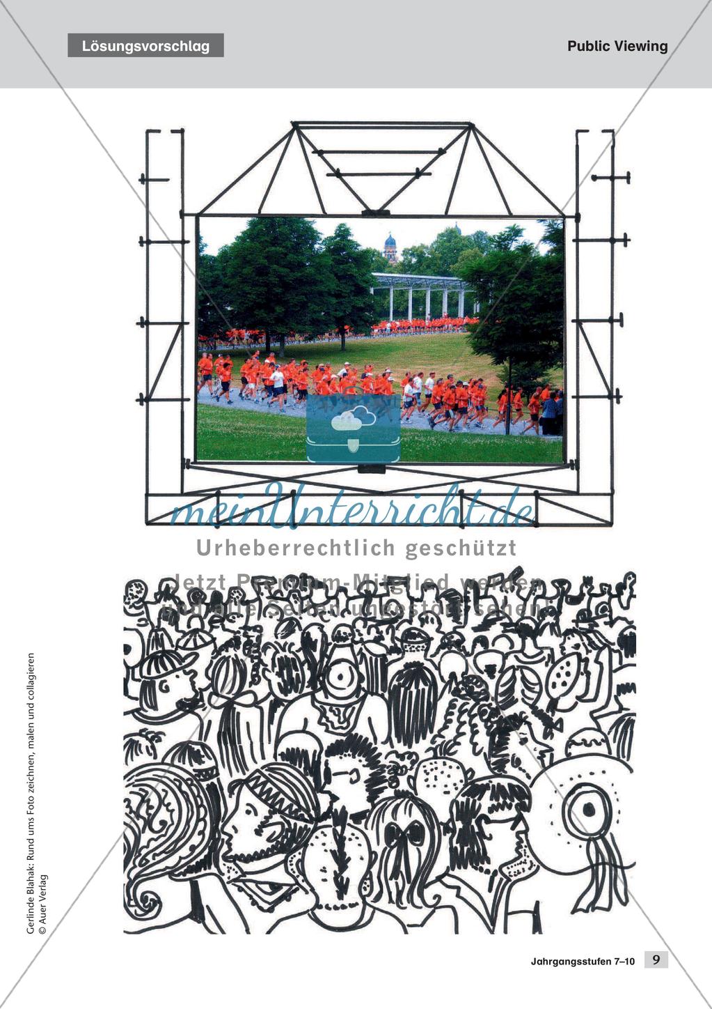 Gestaltung rund ums Foto: Zeichnen, Malen, Collagieren II Preview 11