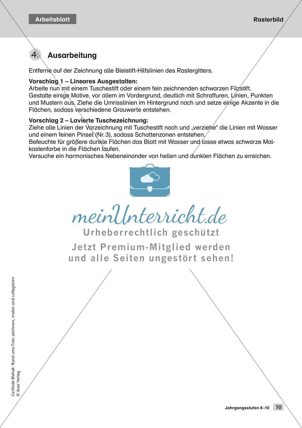 Gestaltung rund ums Foto: Zeichnen, Malen, Collagieren III Preview 12