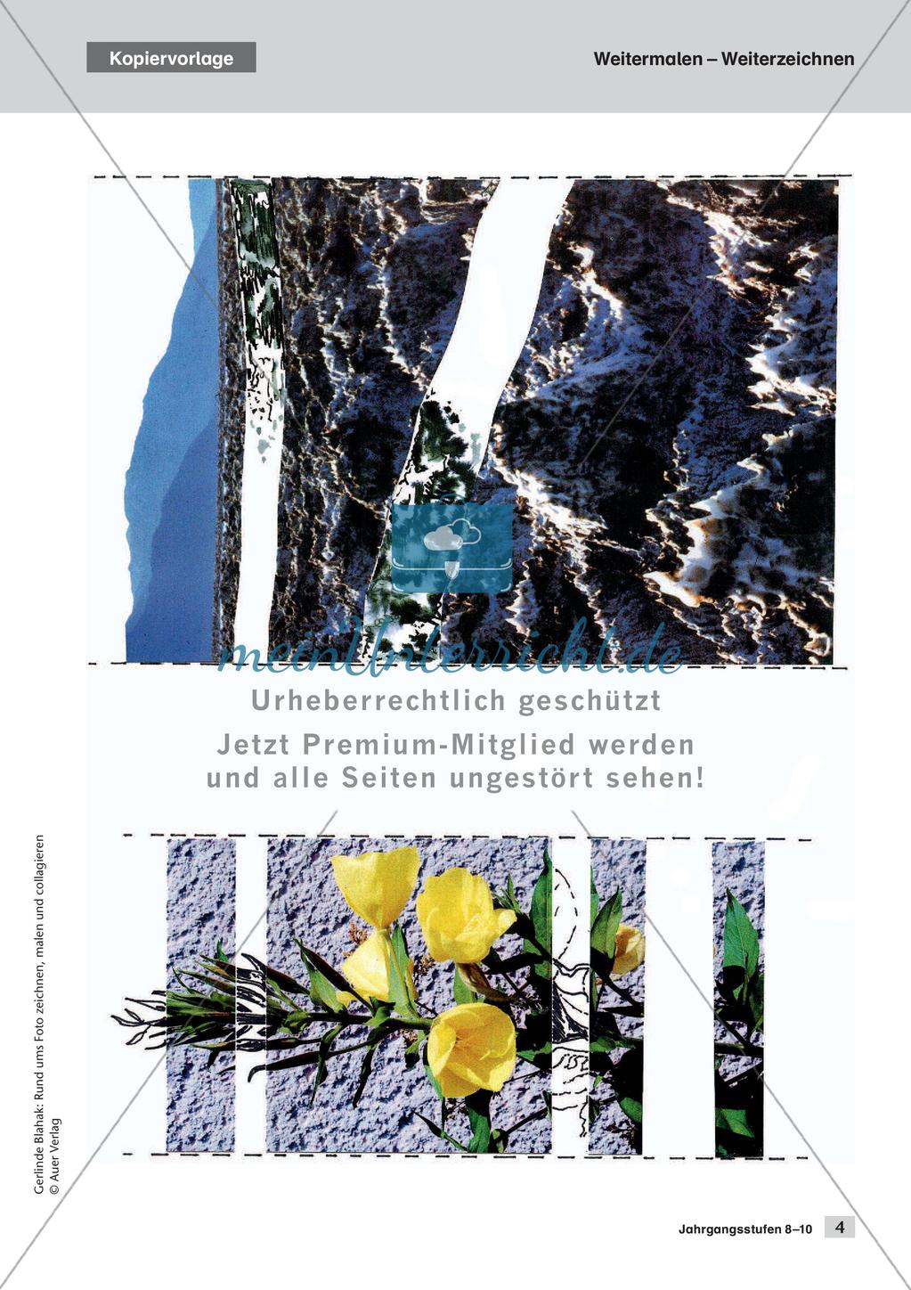 Gestaltung rund ums Foto: Zeichnen, Malen, Collagieren III Preview 6