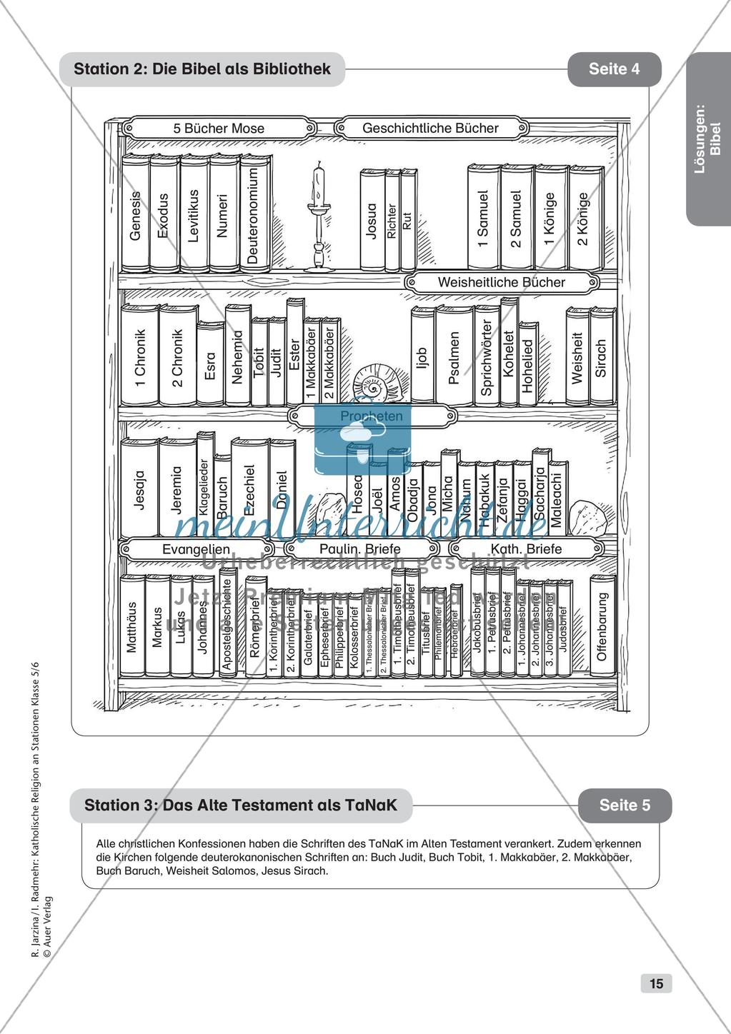Katholische Religion an Stationen: Bibel Preview 17