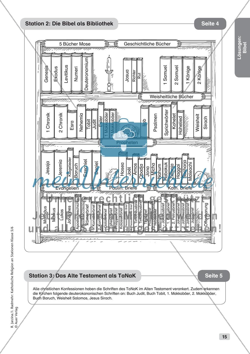 Katholische Religion an Stationen: Bibel Preview 17