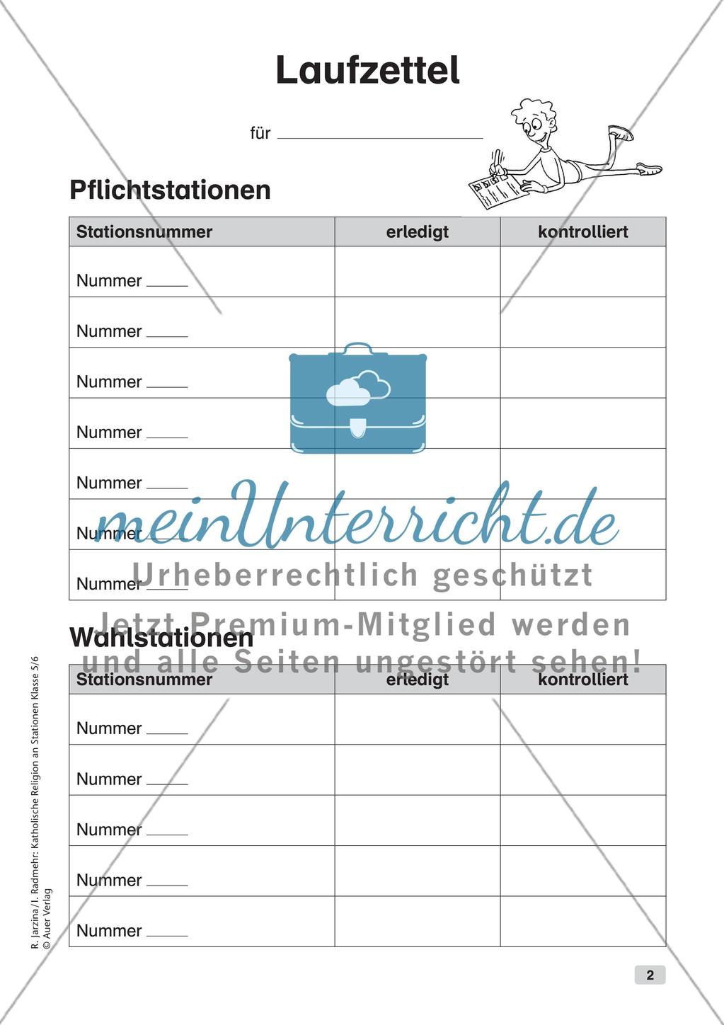 Katholische Religion an Stationen: Bibel Preview 4