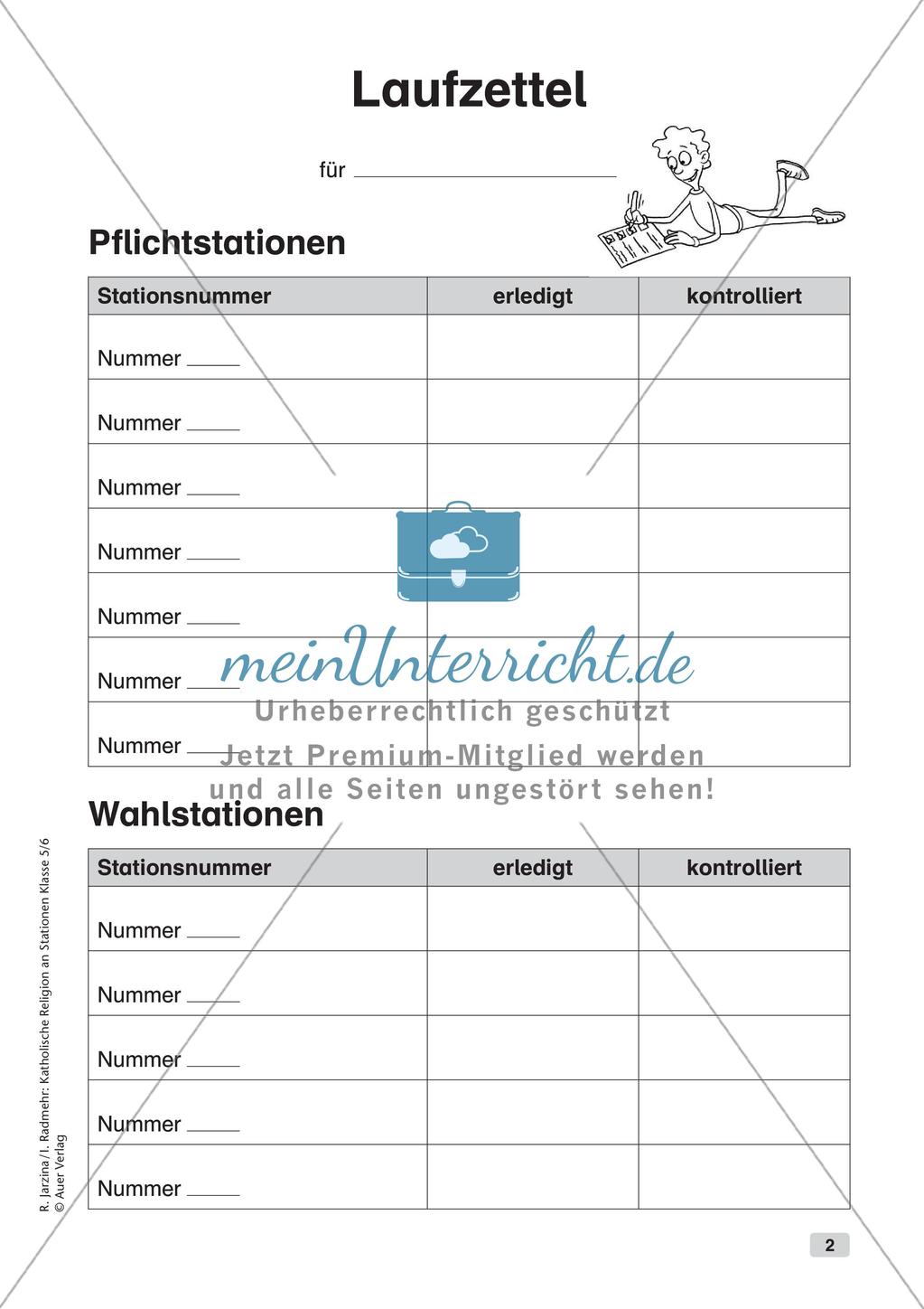 Katholische Religion an Stationen: Freundschaft Preview 4