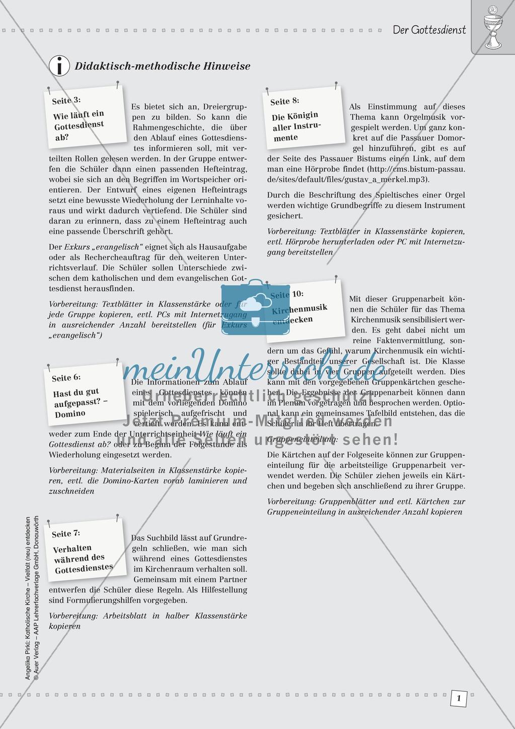 Kath. Kirche - Vielfalt (neu) entdecken: Der Gottesdienst Preview 3