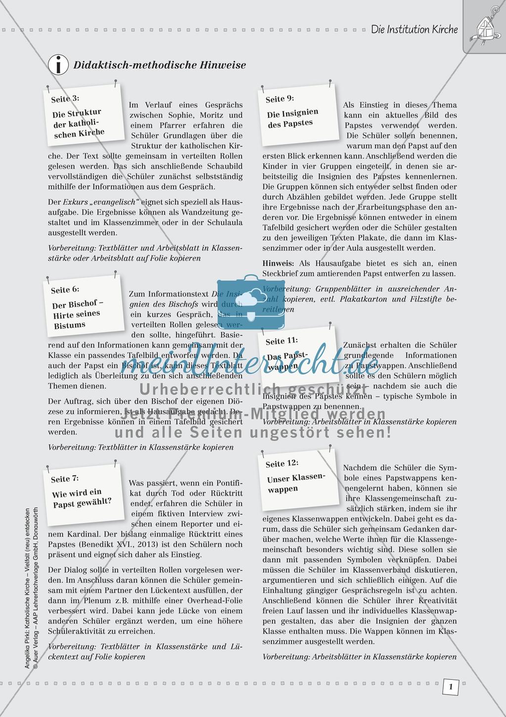 Kath. Kirche - Vielfalt (neu) entdecken: Die Institution Kirche Preview 3