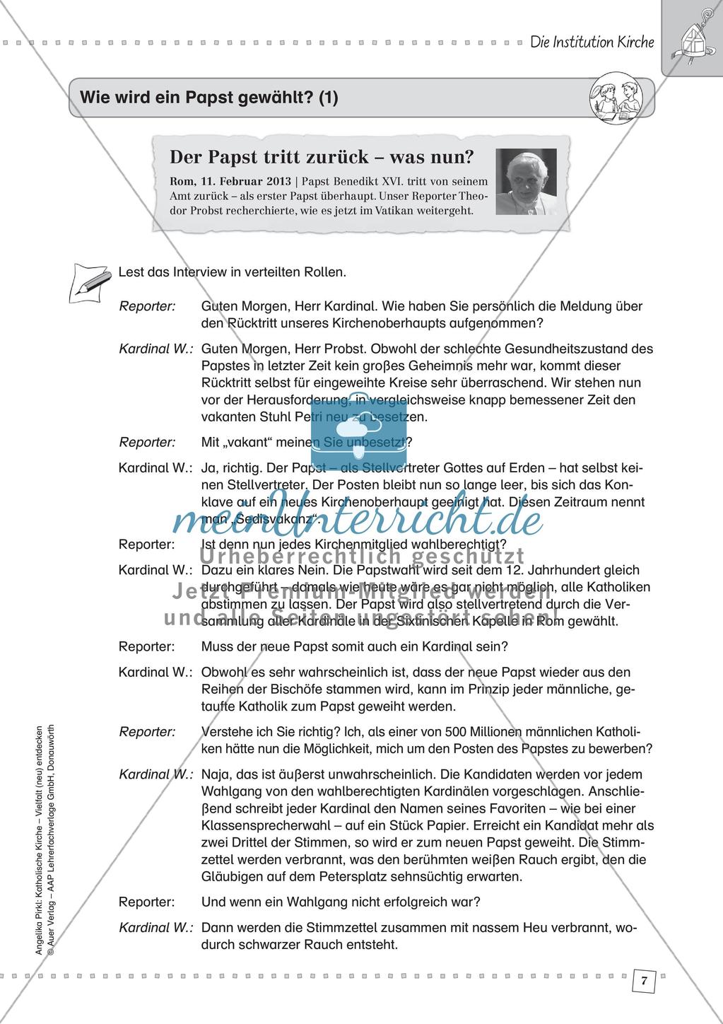 Kath. Kirche - Vielfalt (neu) entdecken: Die Institution Kirche Preview 9