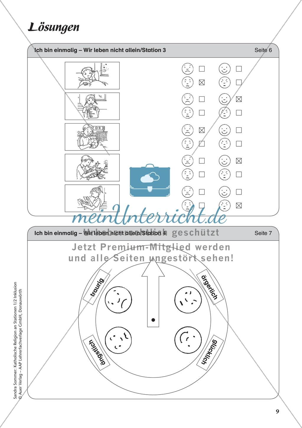 Kath. Religion an Stationen: Einmaligkeit Preview 11