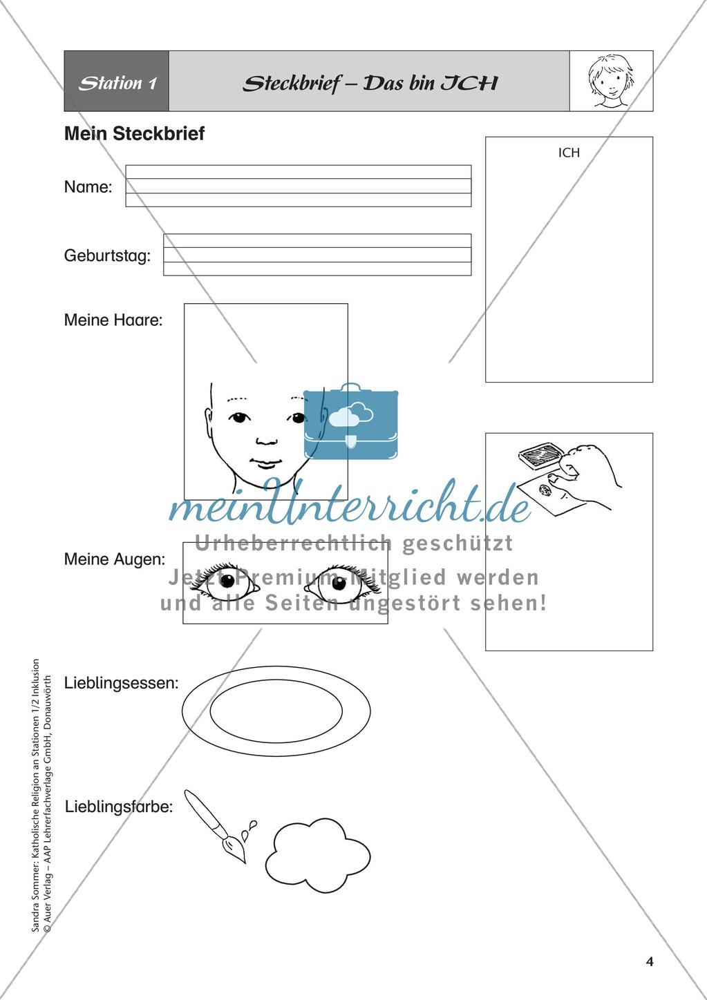 Kath. Religion an Stationen: Einmaligkeit Preview 6