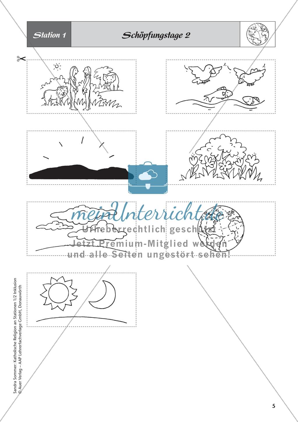 Kath. Religion an Stationen: Schöpfung Preview 7