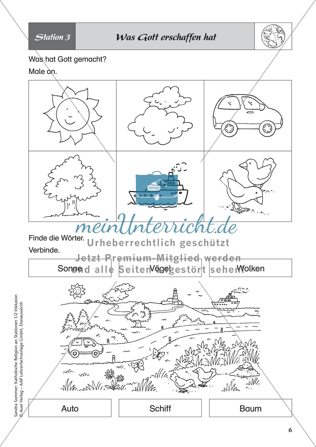 Kath. Religion an Stationen: Schöpfung Preview 8