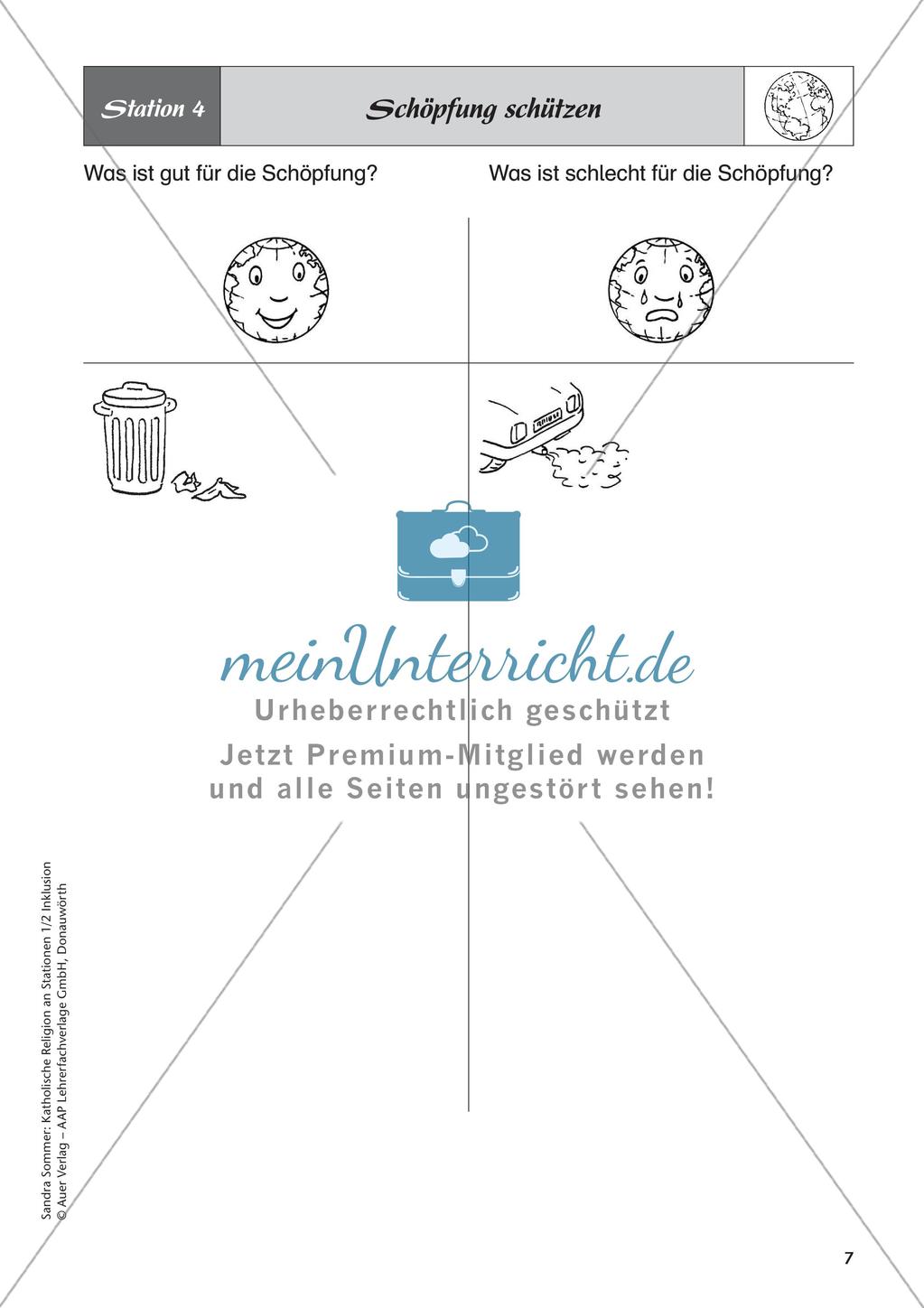 Kath. Religion an Stationen: Schöpfung Preview 9