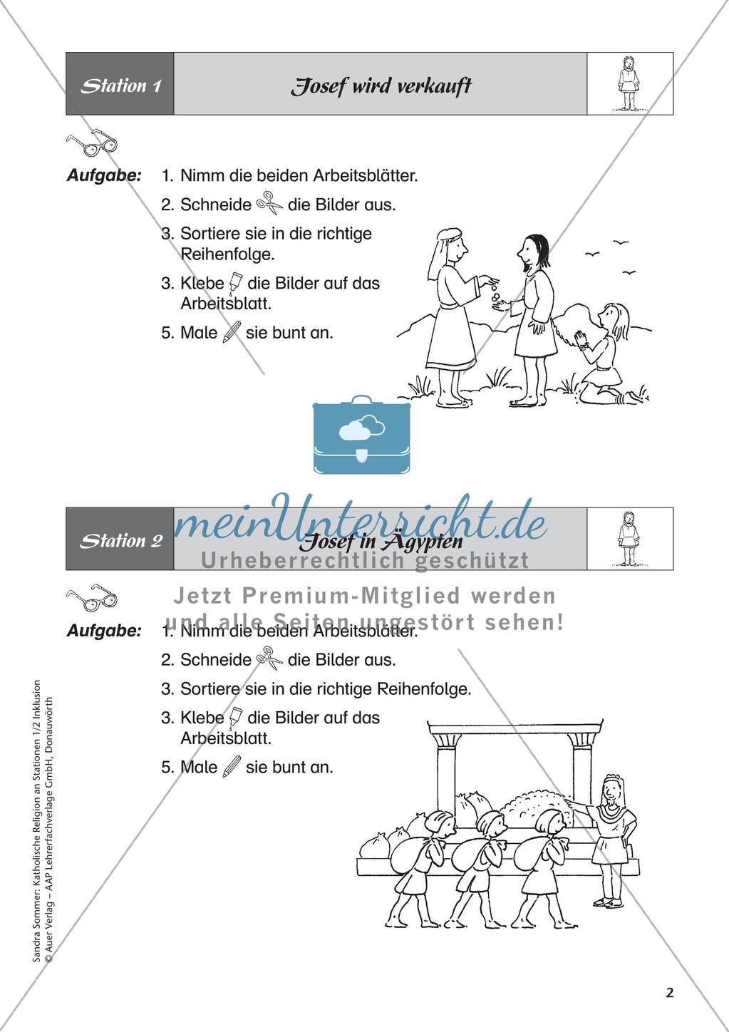 Kath. Religion an Stationen: Josefsgeschichte Preview 4
