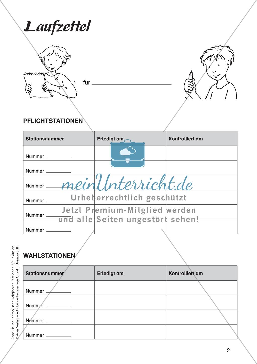 Kath. Religion an Stationen: Beten Preview 11