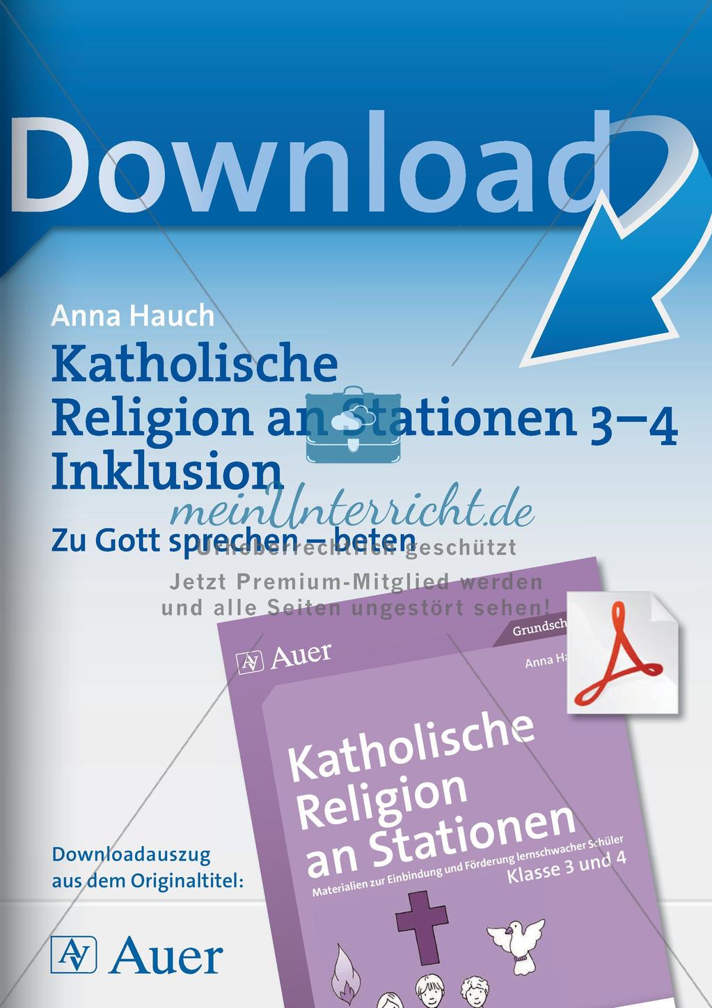 Kath. Religion an Stationen: Beten Preview 1