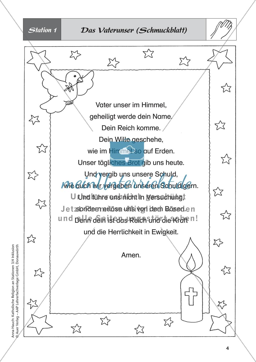 Kath. Religion an Stationen: Beten Preview 6