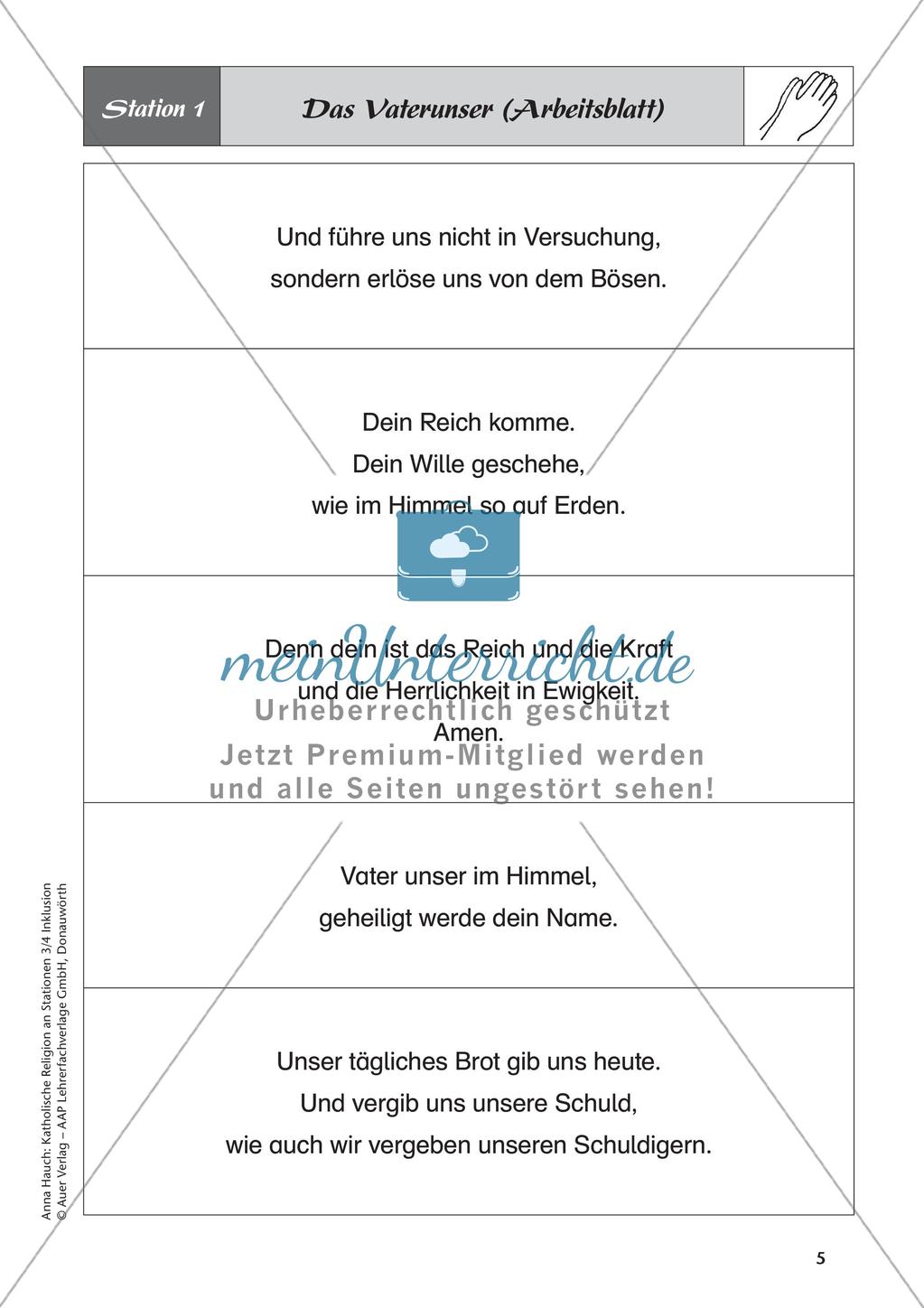 Kath. Religion an Stationen: Beten Preview 7