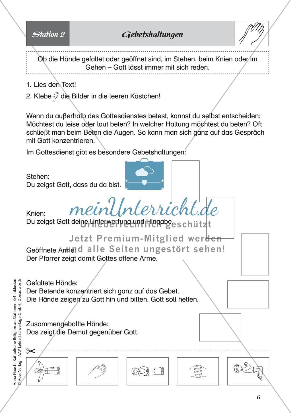 Kath. Religion an Stationen: Beten Preview 8