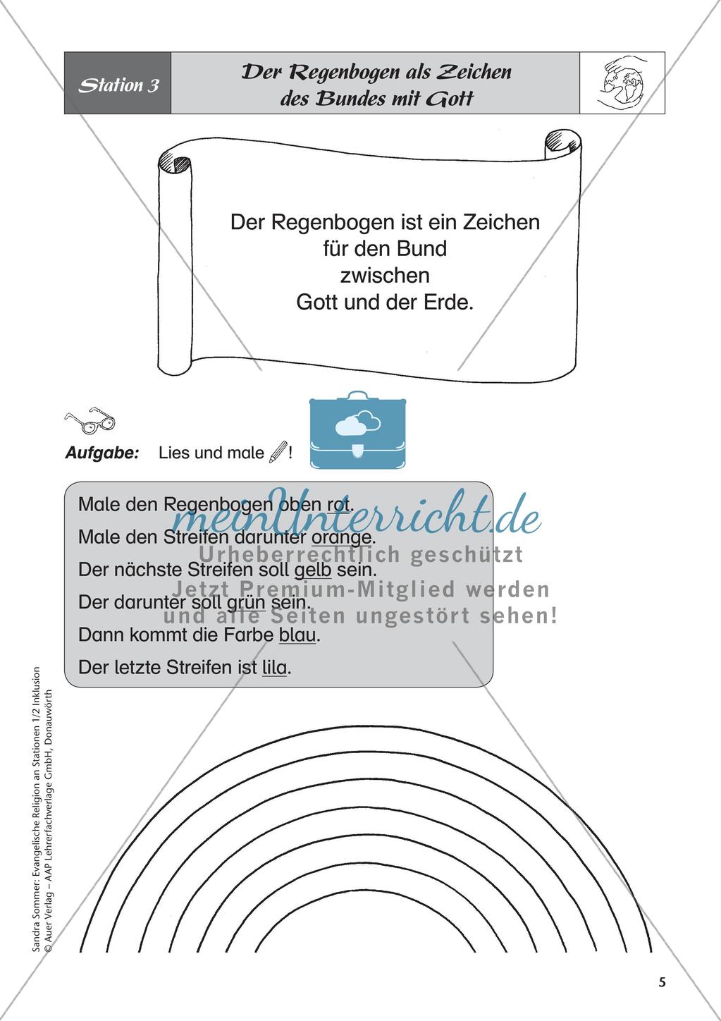 Ev. Religion an Stationen: Die Schöpfung Preview 7