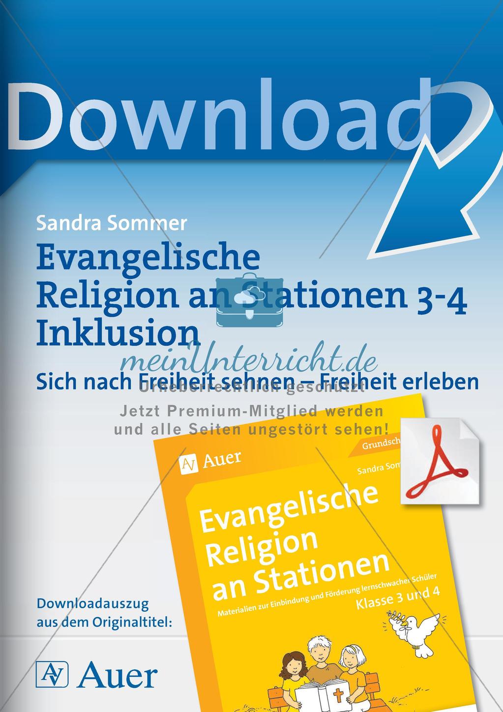 Ev. Religion an Stationen: Freiheit Preview 1