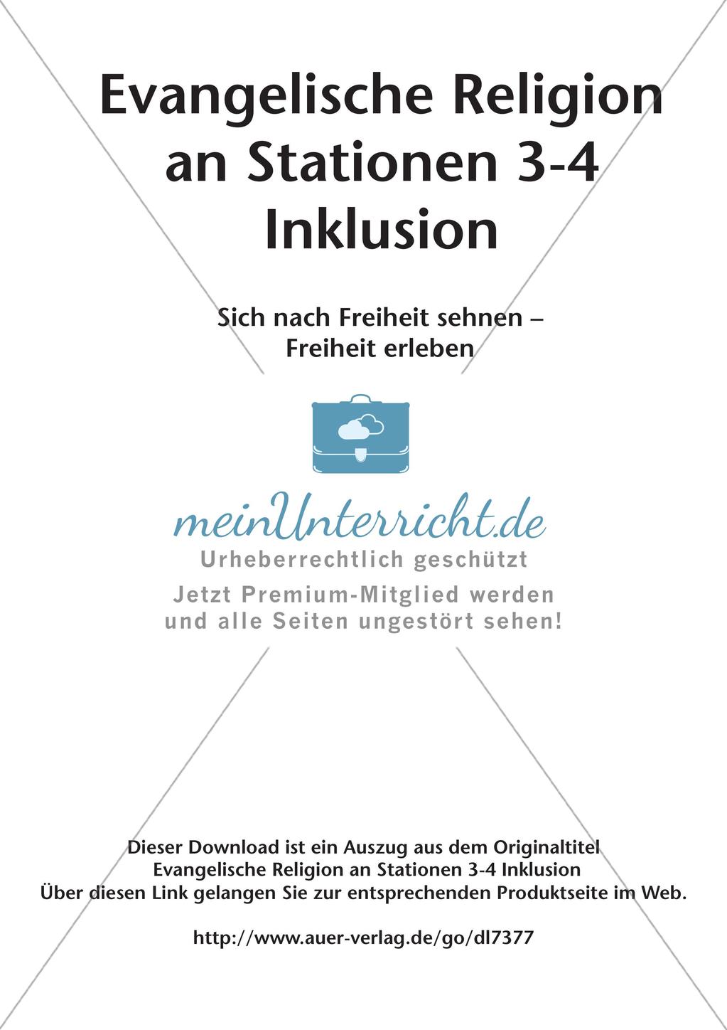 Ev. Religion an Stationen: Freiheit Preview 2